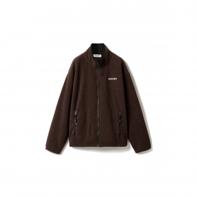 MIU MIU FLEECE ZIPPER JACKET MJL042